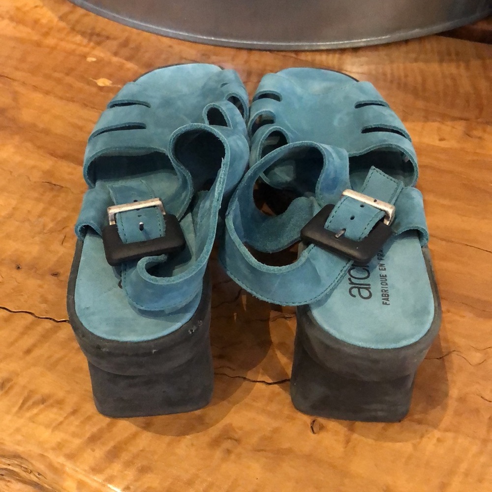 Arche Soft Nubuck Sandals - Picture 3 of 7